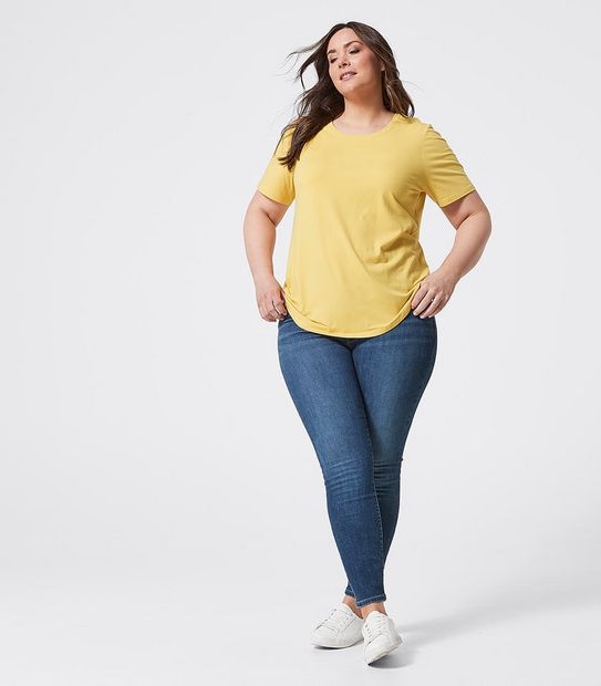 Belle Curve Crew Neck T-Shirt