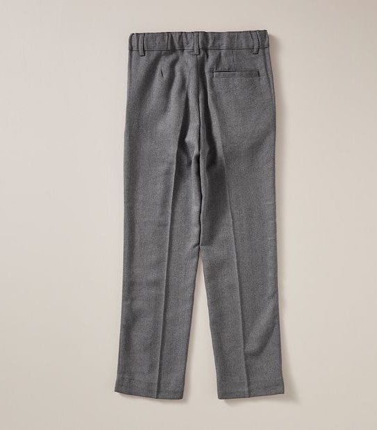 Structured Twill School Pants