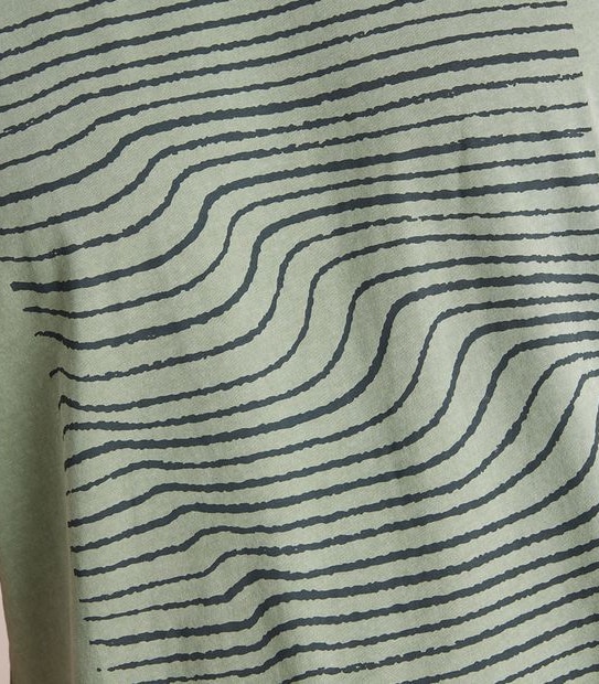 Printed Garment Dyed T-Shirt