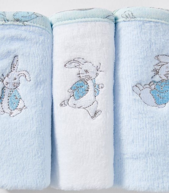 Peter Rabbit Face Washers 3 Pack