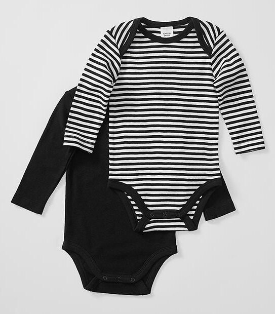 Baby 2 Pack Long Sleeve Bodysuits