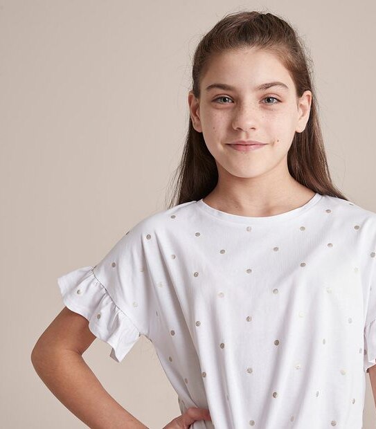 Tie-Front T-shirt