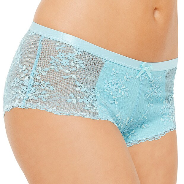 Lily Loves Meadow Lace Boyleg Briefs - Seafoam Lily Loves Meadow Lace Boyleg Briefs - Seafoam