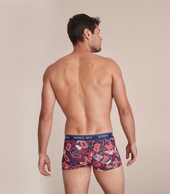Bonds AFL&reg; Guyfront Trunks - Melbourne Demons
