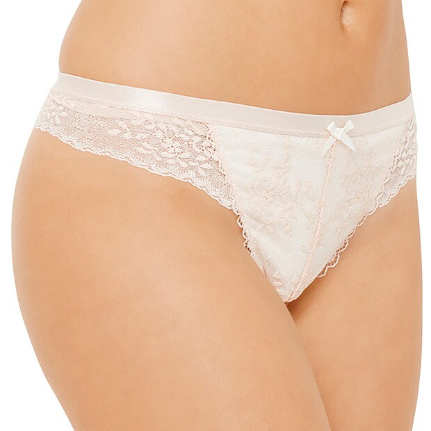 Lily Loves Meadow Lace G-string - Skin Lily Loves Meadow Lace G-string - Skin
