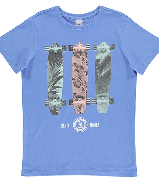 Boys' Skateboard Print T-Shirt