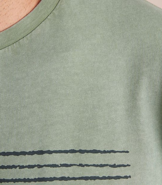 Printed Garment Dyed T-Shirt