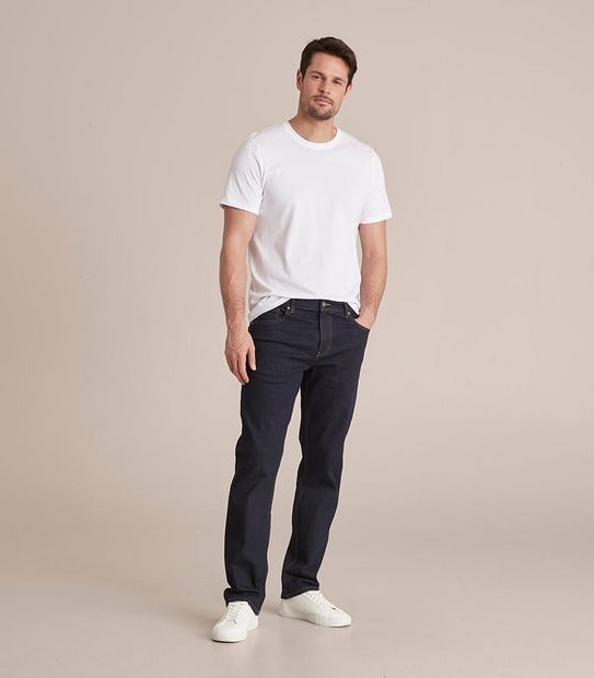 Brooklyn Full Length Straight Denim Jeans 3 of 6