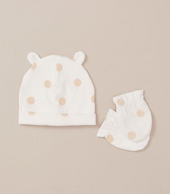 Baby Beanie & Mitten Set