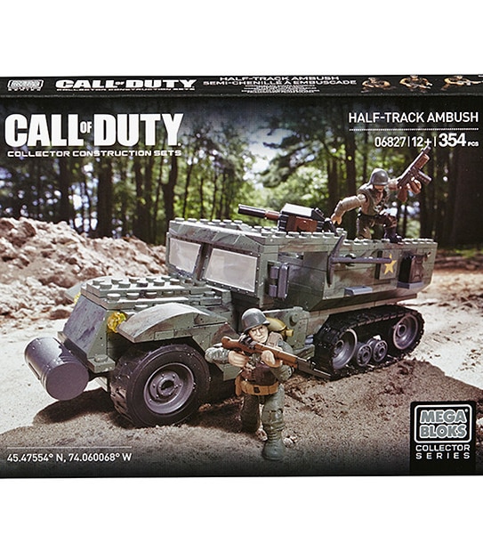 MEGA BLOKS Collector Series Call Of Duty Half Track Ambush 06827