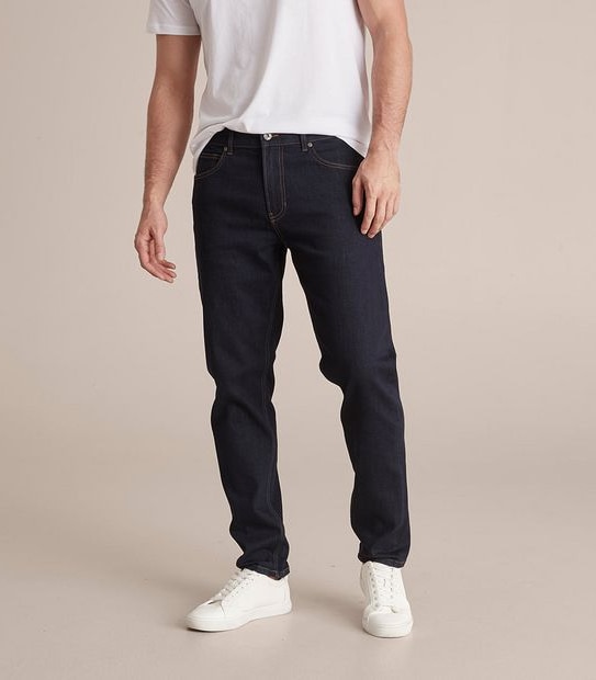 Tapered Denim Jeans
