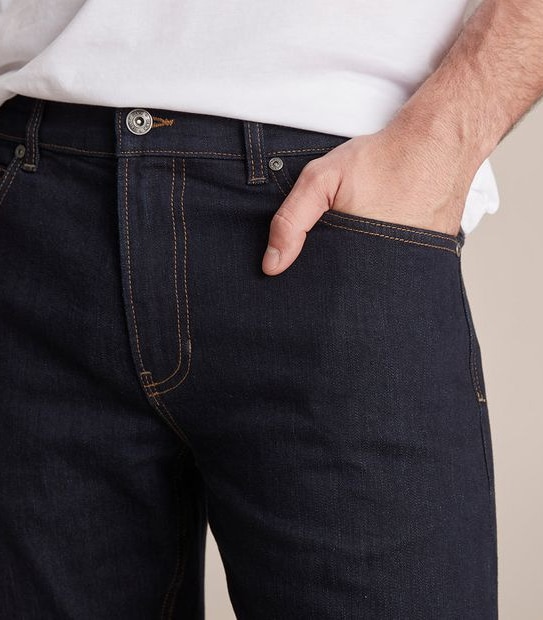 Tapered Denim Jeans