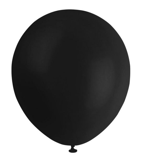 Artwrap Party Balloons 30cm 20 Pack - Black