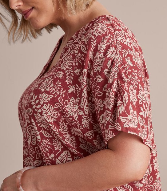 Curve Dallas Print Top