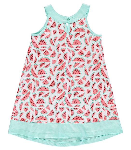 Girls' Watermelon Print Dress