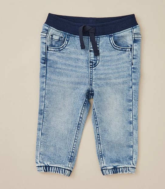 Baby Wonder Denim Rib Waist Jean
