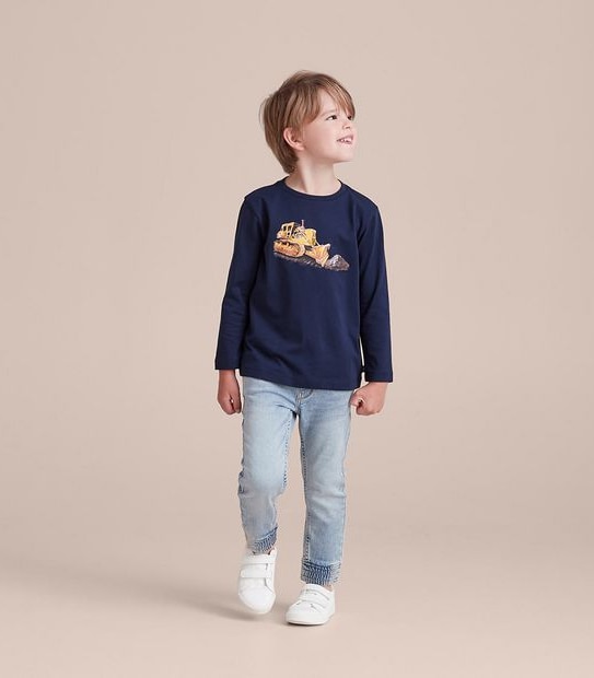 Organic Cotton Print Top