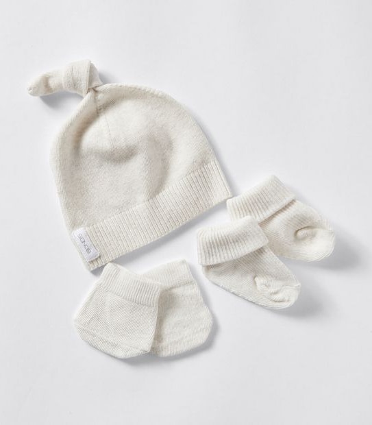 Bonds Baby Organic Cotton Beanie Set