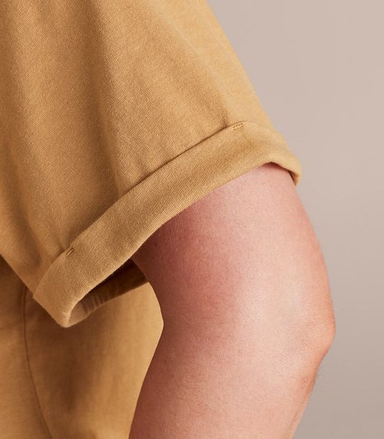 Curve Organic Cotton Print T-Shirt