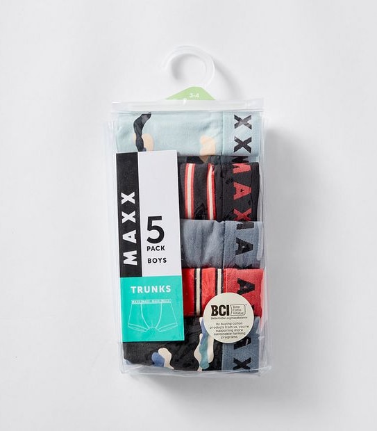 Maxx Boys 5 Pack Trunks