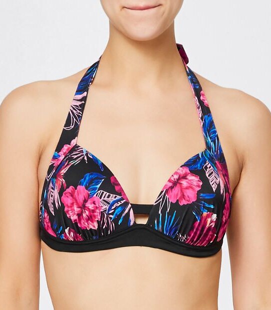 Botanical Halter Bikini Top