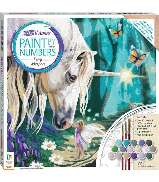 Paint By Numbers Canvas: Fairy Whispers