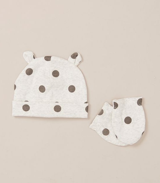 Baby Beanie & Mitten Set