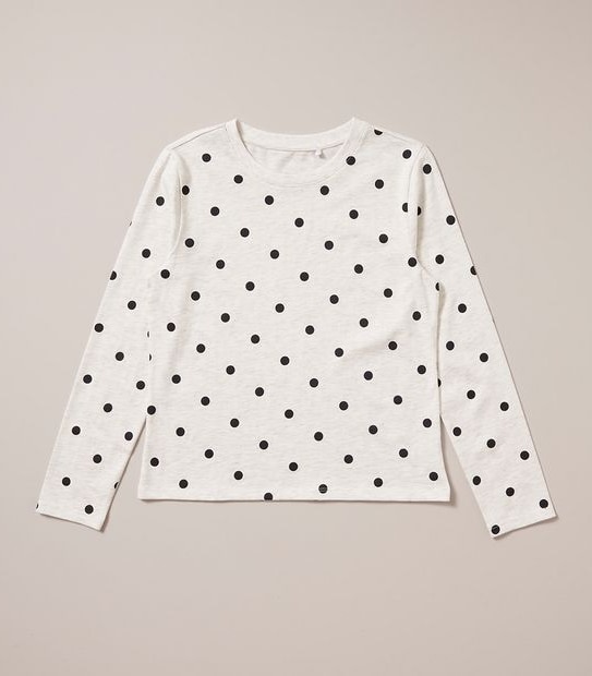 Organic Cotton Polka Dot Top