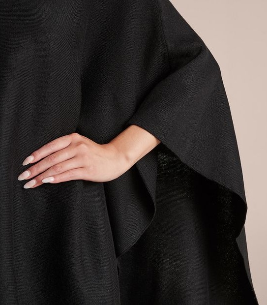 Zip Front Poncho