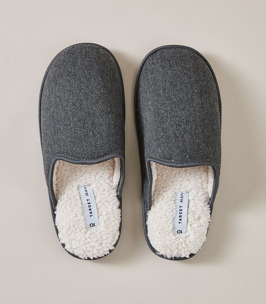 Mens Arthur Mule Scuff Slippers