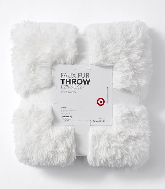 Faux Fur Throw