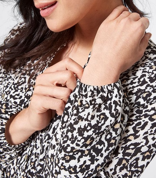 Soft Shirt Dress - Leopard Print