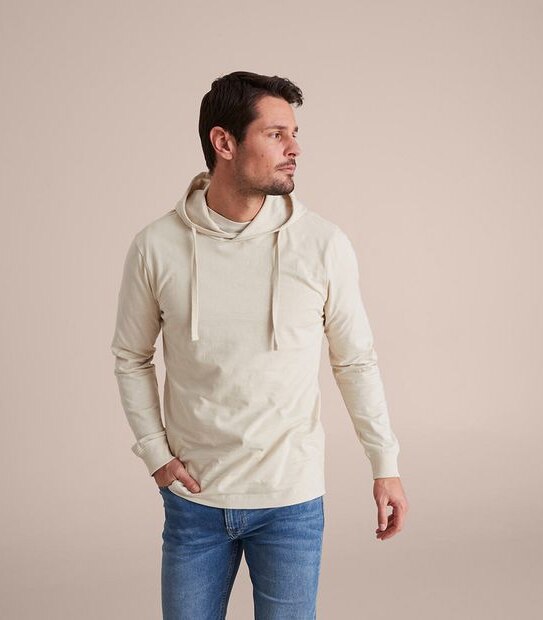 Long Sleeve Slub Hoodie