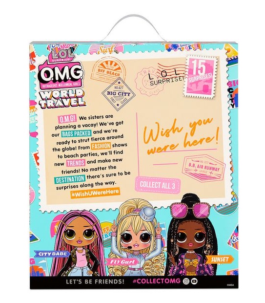 L.O.L. Surprise! O.M.G. World Travel Doll - Assorted*
