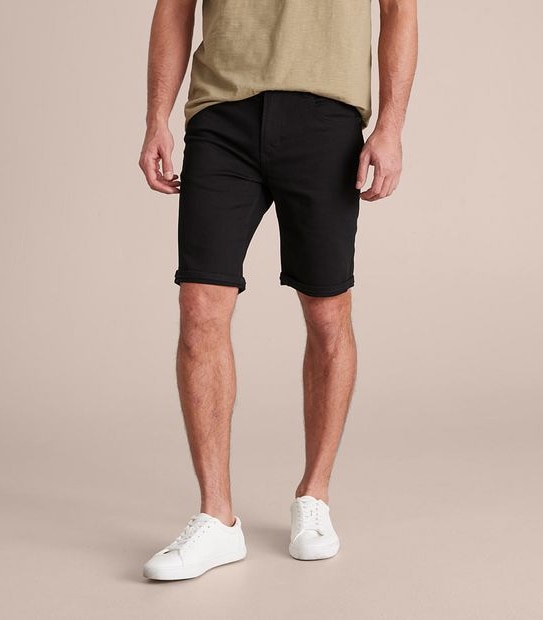 Slim Denim Shorts
