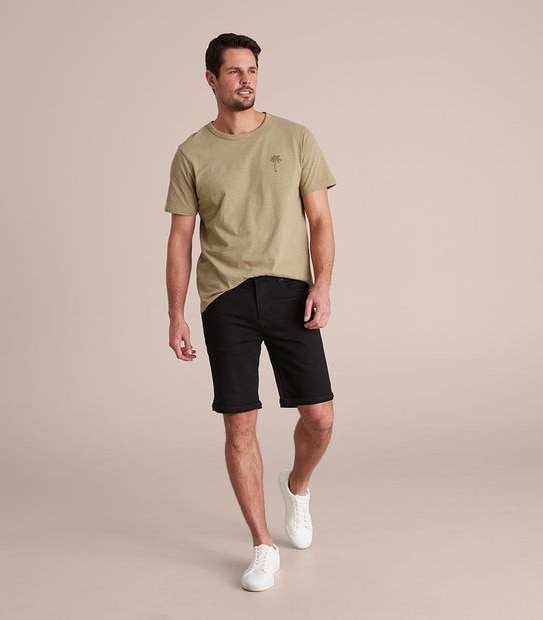 Slim Denim Shorts
