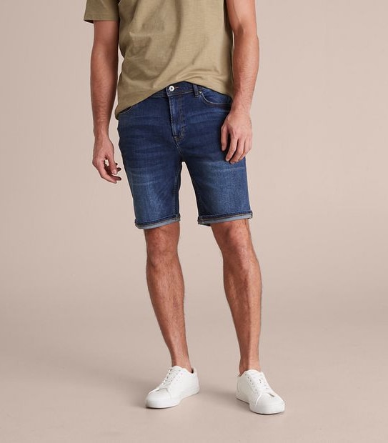 Slim Denim Shorts
