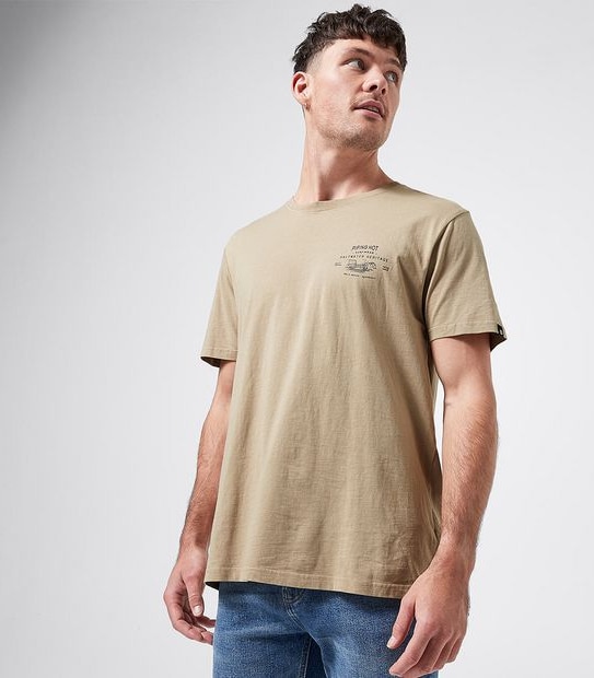 Piping Hot Saltwater T-Shirt - Oatmeal