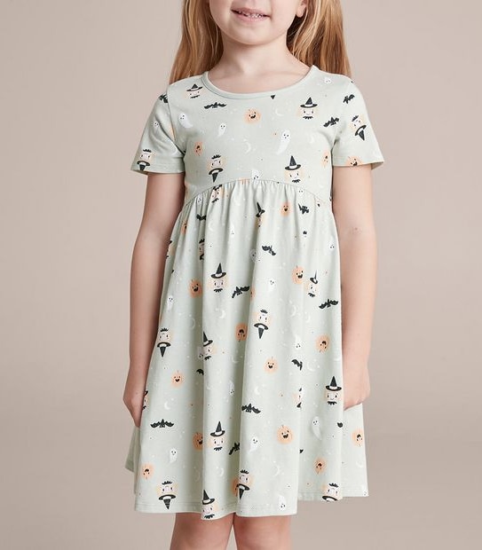 Halloween Print Dress