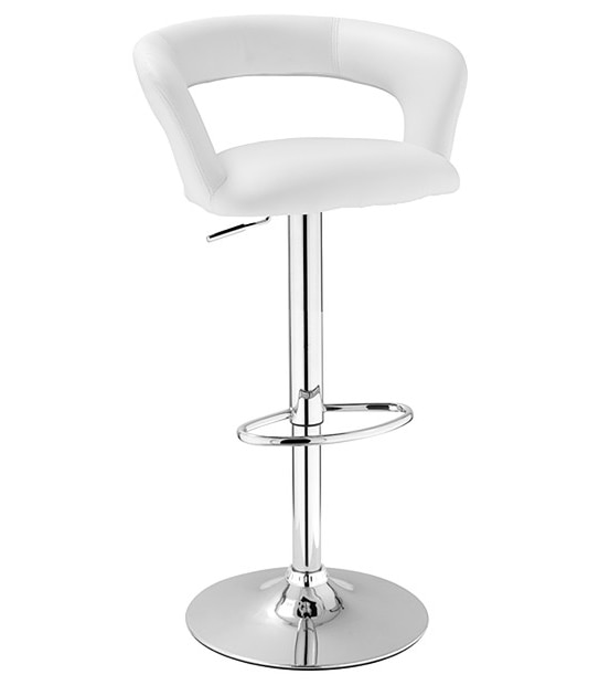 Dakota Bar Stool - White
