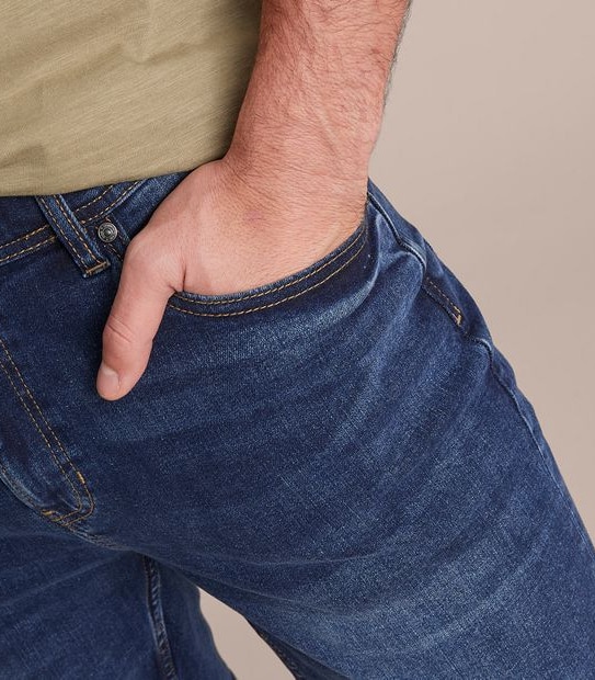 Slim Denim Shorts