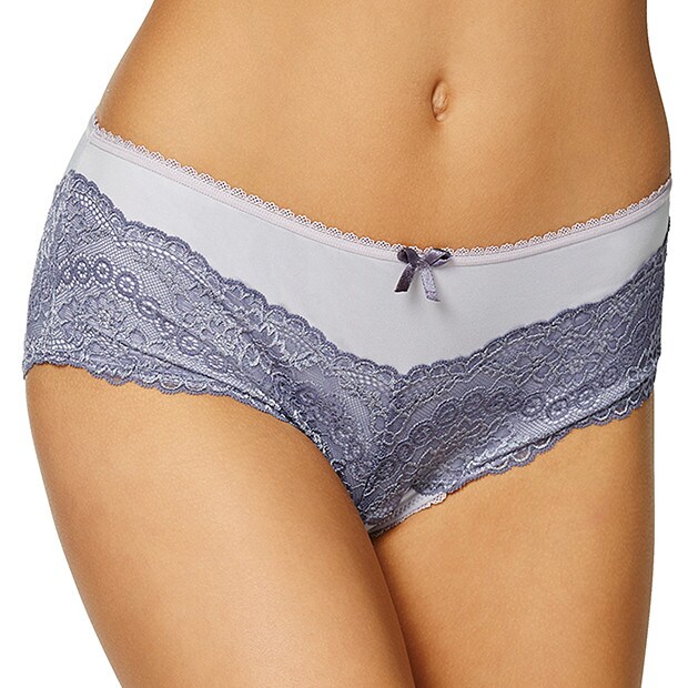 Lace Boyleg Briefs - Misty Lilac Lace Boyleg Briefs - Misty Lilac