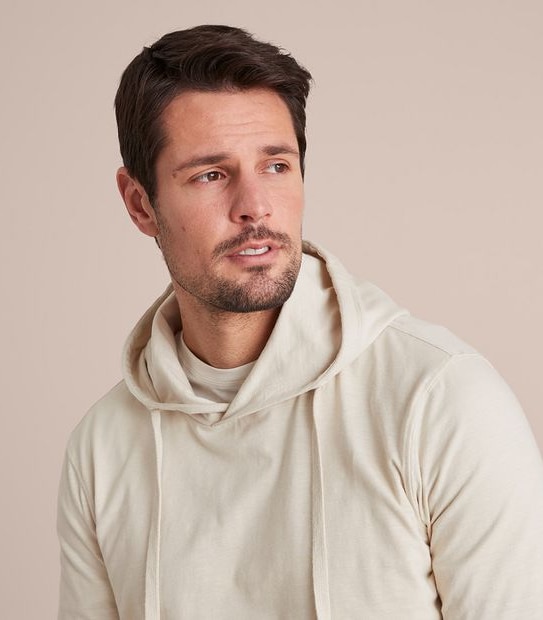 Long Sleeve Slub Hoodie