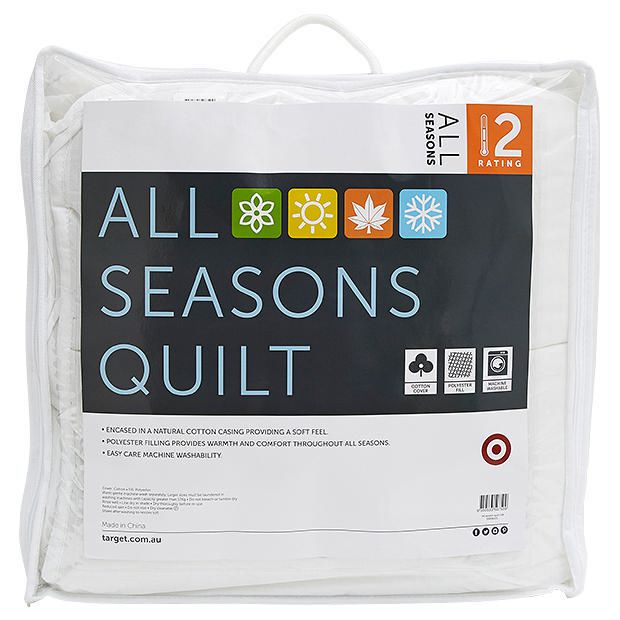 All Seasons Quilt Medium Warmth Rating Target Australia