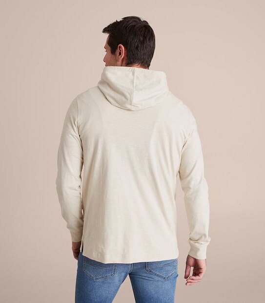 Long Sleeve Slub Hoodie