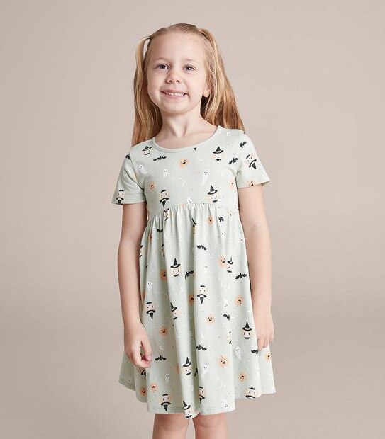 Halloween Print Dress