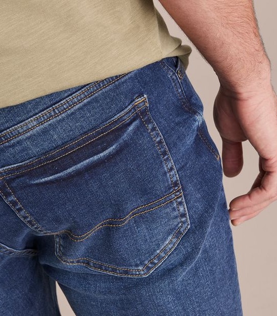 Slim Denim Shorts