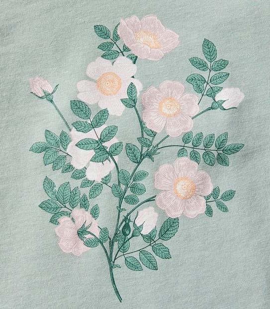 Organic Cotton Print Top
