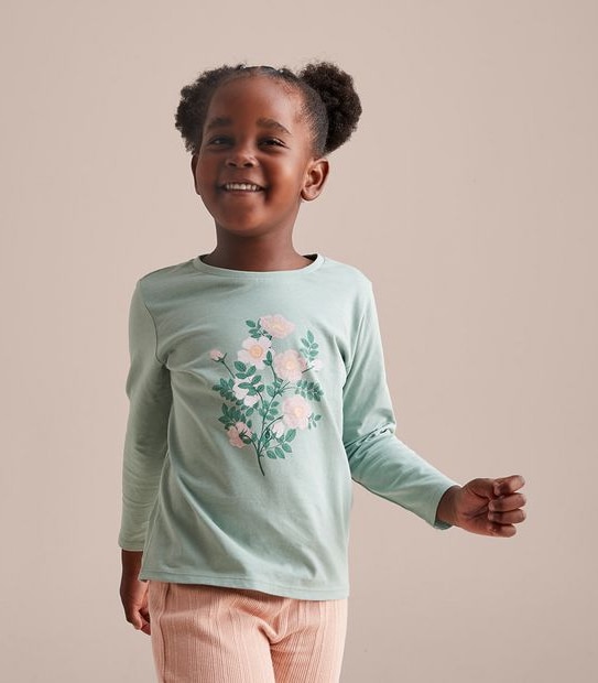 Organic Cotton Print Top