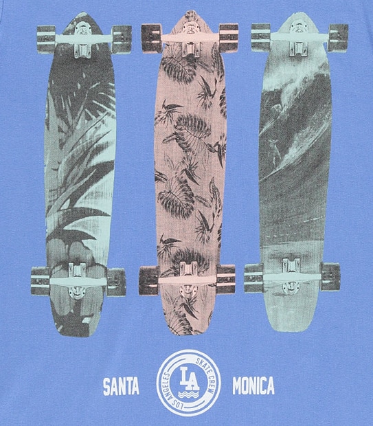 Boys' Skateboard Print T-Shirt